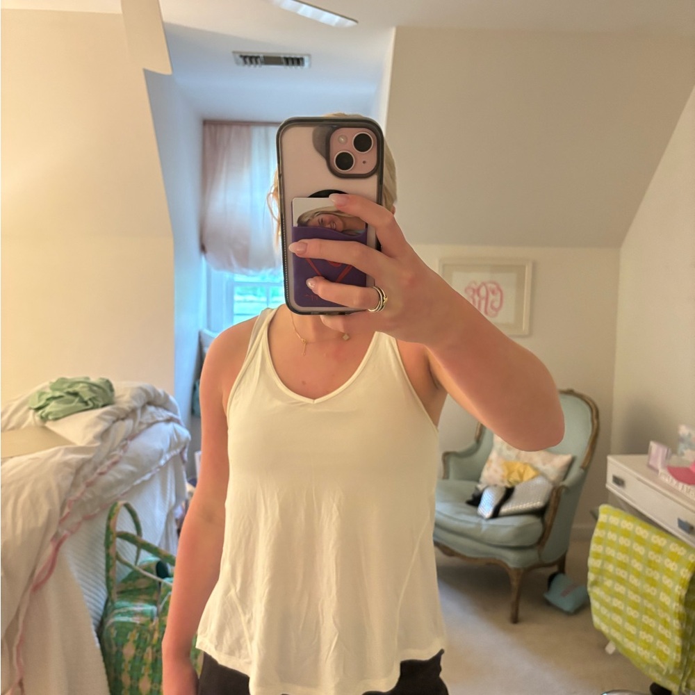 Lululemon light yellow tank top